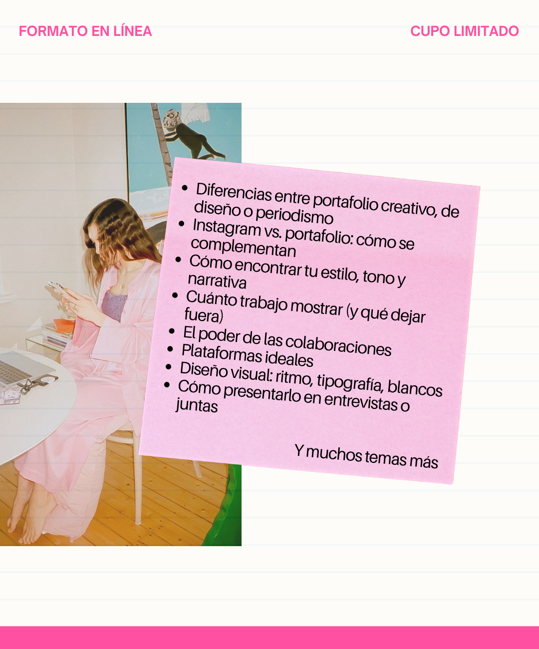 Masterclass de creación de portafolio de moda