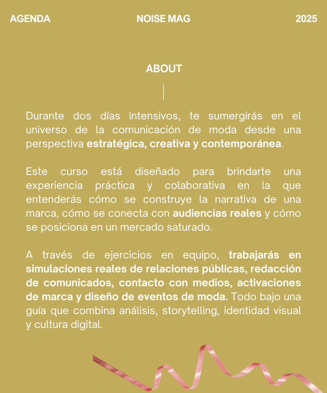 Curso de Comunicación y Relaciones Públicas para Marcas de Moda (PRESENCIAL)
