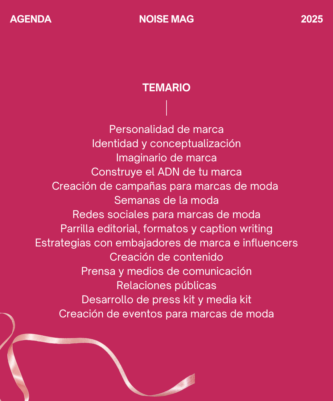 Curso de Comunicación y Relaciones Públicas para Marcas de Moda (PRESENCIAL)