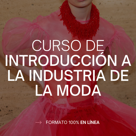 CURSO DE INTRODUCCIÓN A LA INDUSTRIA DE LA MODA / ENERO 2025