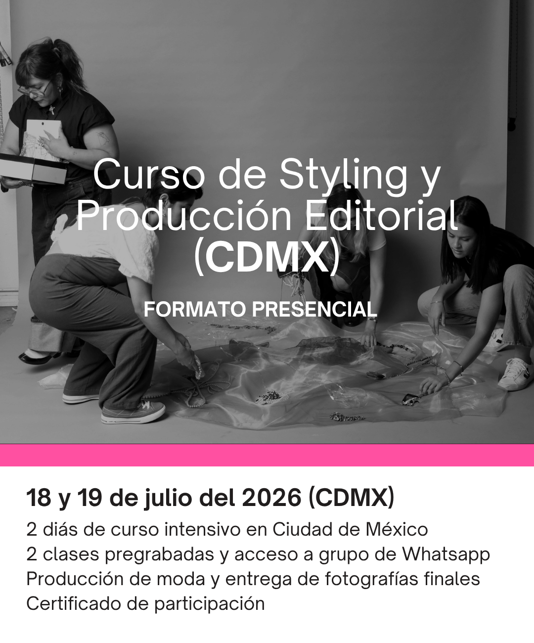 Curso de Styling y Producción Editorial (CDMX)