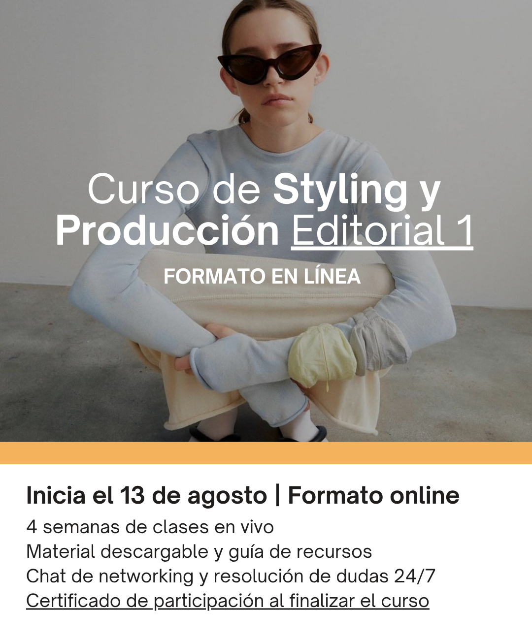 Curso de Styling y Producción Editorial 1 (ONLINE)